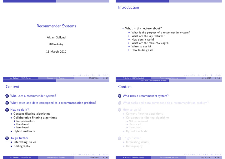 introduction recommender systems