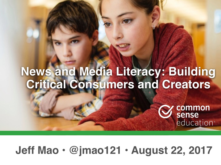news and media literacy building critical consumers and