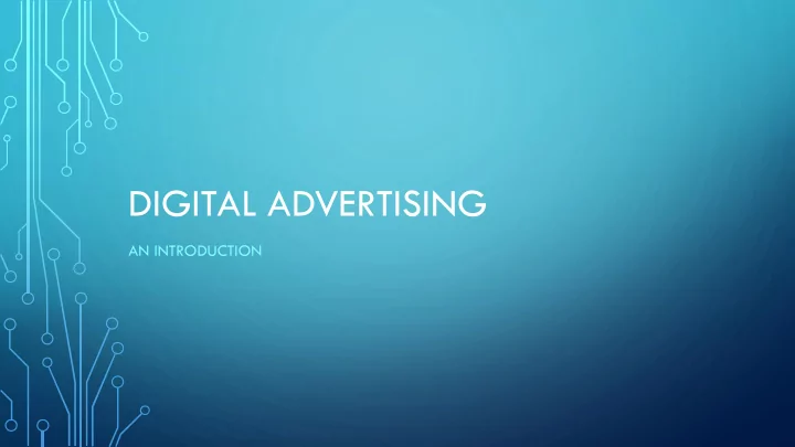 digital advertising