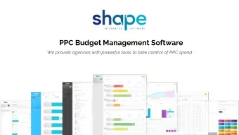 PPC Budget Management Software  We provide agencies with powerful tools to take control of PPC