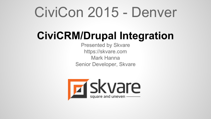 civicon 2015 denver