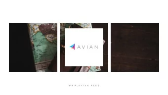 W W W . A V I A N . A E R O  The Connected Trip  Building a trip is a mess  Step 1  Step 2  Step 1