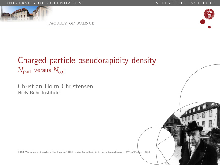 charged particle pseudorapidity density
