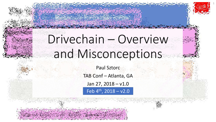 drivechain overview