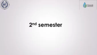 2 nd semester  Topic 35:  Messages on the phone  In our daily life we are trying to save our