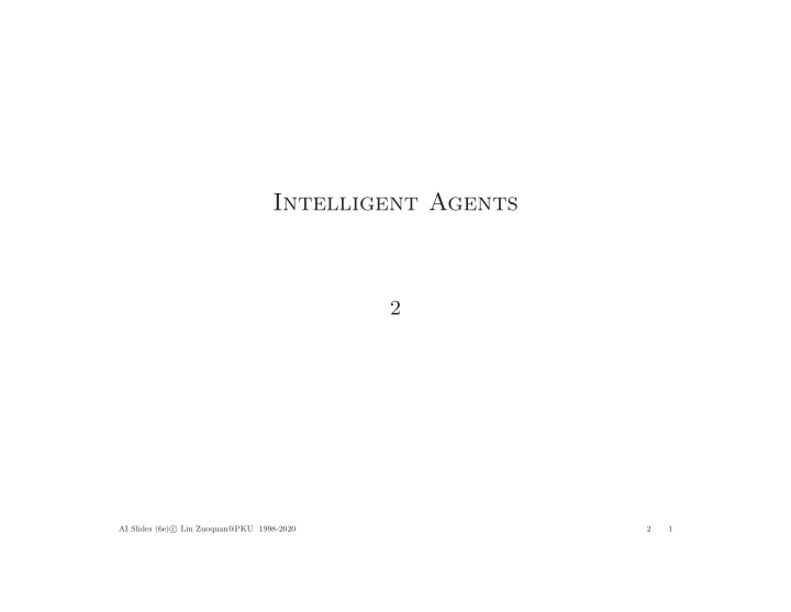 intelligent agents