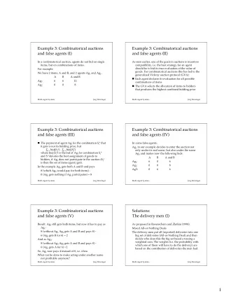 1  Solutions:  Solutions:  The delivery men (II)  The delivery men (III)  Hiding a delivery: