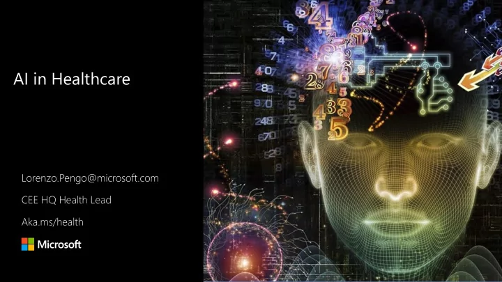 ai in healthcare