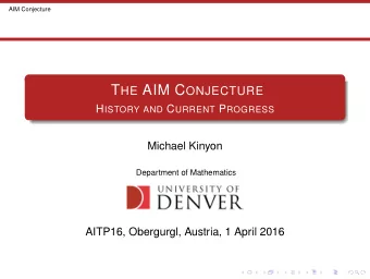 Dedication  William McCune (19532011)  Developer of OTTER, P ROVER 9 and other tools.  Best