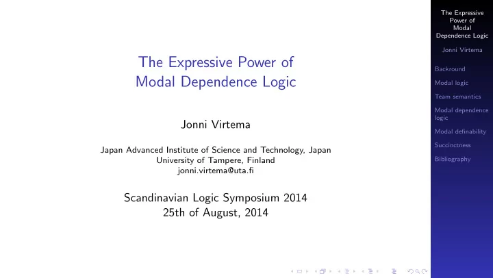 the expressive power of