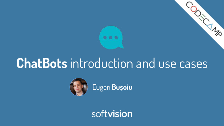 chatbots introduction and use cases