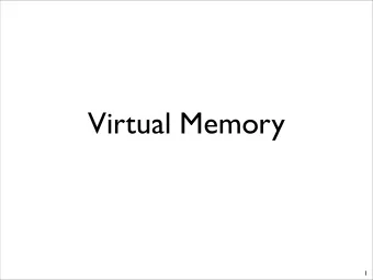 Virtual Memory  1  Learning to Play Well With Others  (Physical) Memory  0x10000 (64KB)  Stack