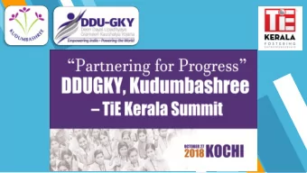 DDUGKY at a Glance DDUGKY  Deen Dayal Upadhyaya Grameen  Kaushalya Yojana Whats DDUGKY?