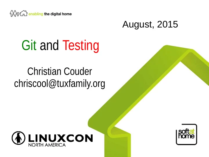 git and testing