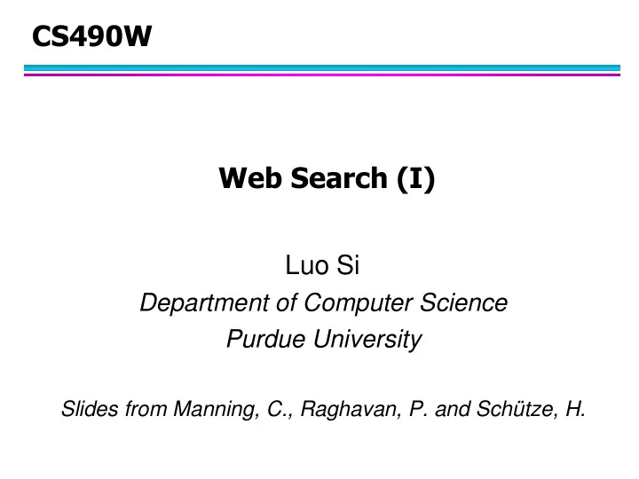 cs490w