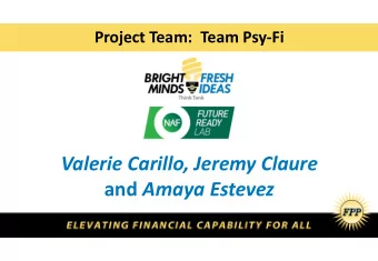 Valerie Carillo, Jeremy Claure and Amaya Estevez  Building A Better Mind -  Psychologys