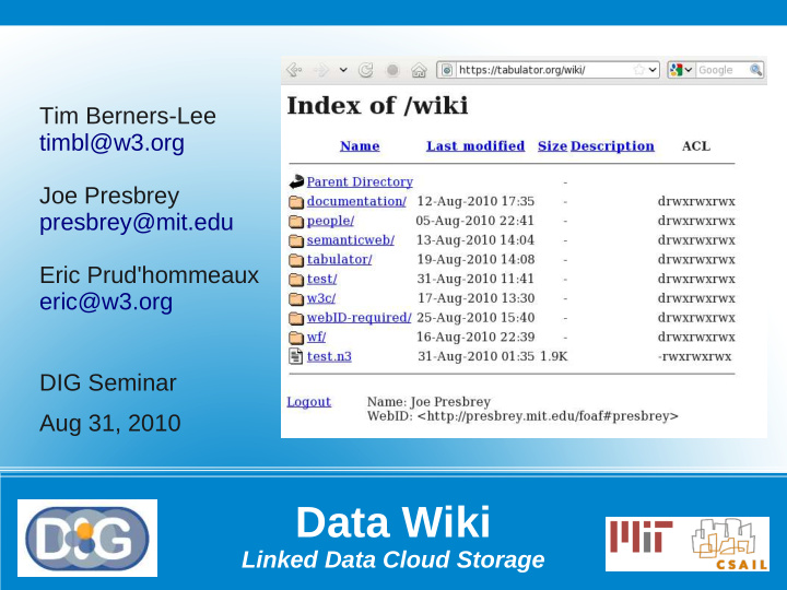 data wiki