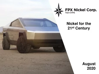 21 st Century  August  2020  Forward Looking Statements This presentation contains certain