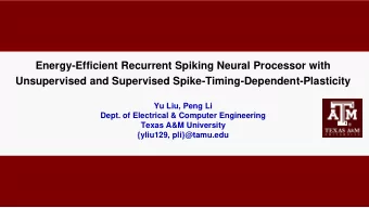 Energy-Efficient Recurrent Spiking Neural Processor with  Unsupervised and Supervised