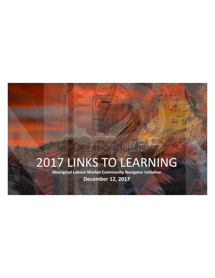 2017 links to learning