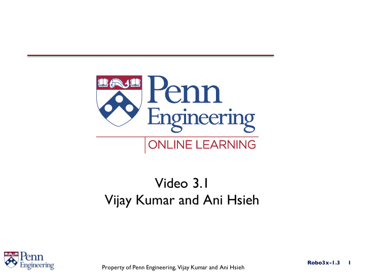 video 3 1 vijay kumar and ani hsieh