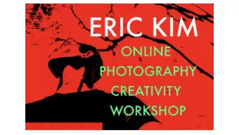 Why Photography?  Photography for  My Soul //  Feeling Alive with  Camera in Hand!  Why Creativity?