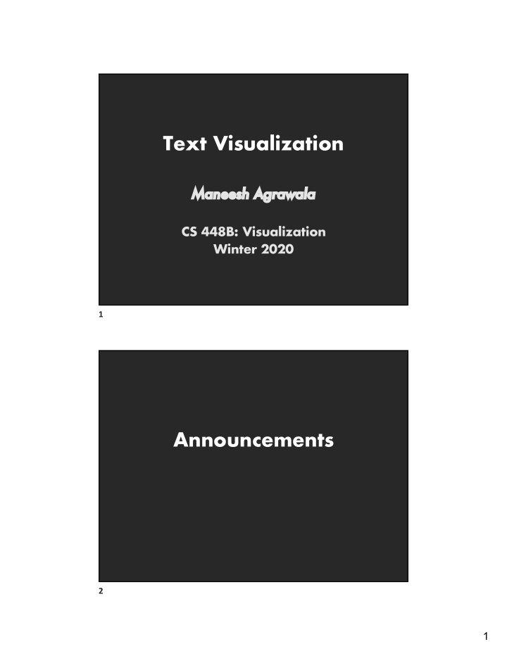 text visualization