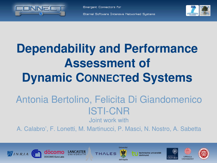 dependability and performance assessment of dynamic c