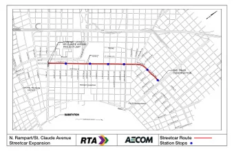 N. Rampart/St. Claude Avenue Streetcar Route ! Streetcar Expansion ! Station Stops !  METAL ROOF