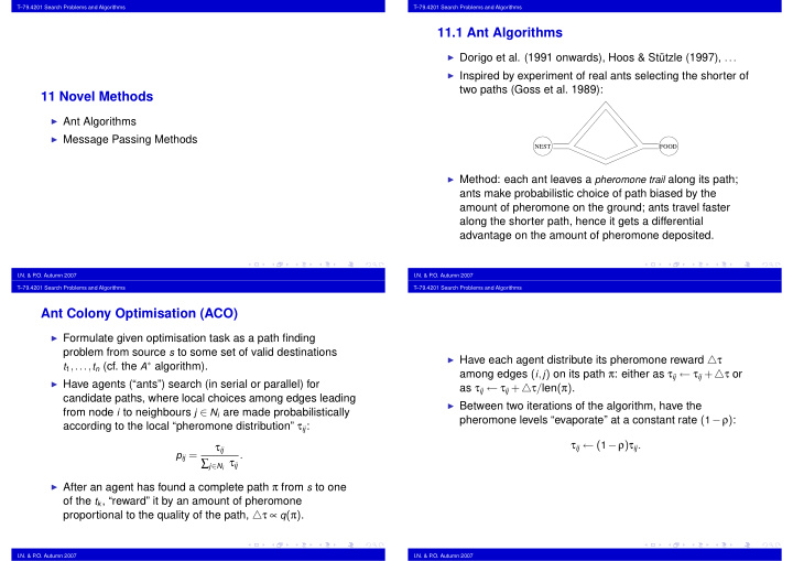 11 1 ant algorithms