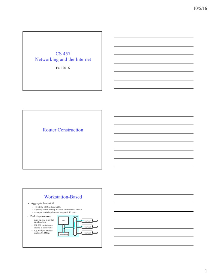 cs 457 networking and the internet