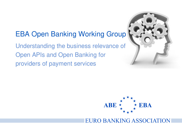 eba open banking working group