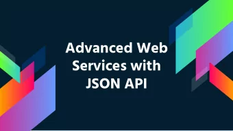 Advanced Web  Services with  JSON API  HOWDY!  I am Mateu  I am here because I am a decoupling nerd