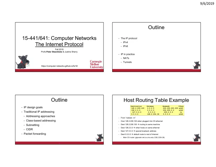 outline 15 441 641 computer networks