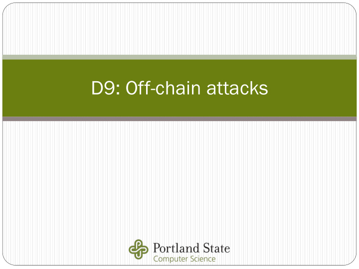 d9 off chain attacks short address attack unnamed