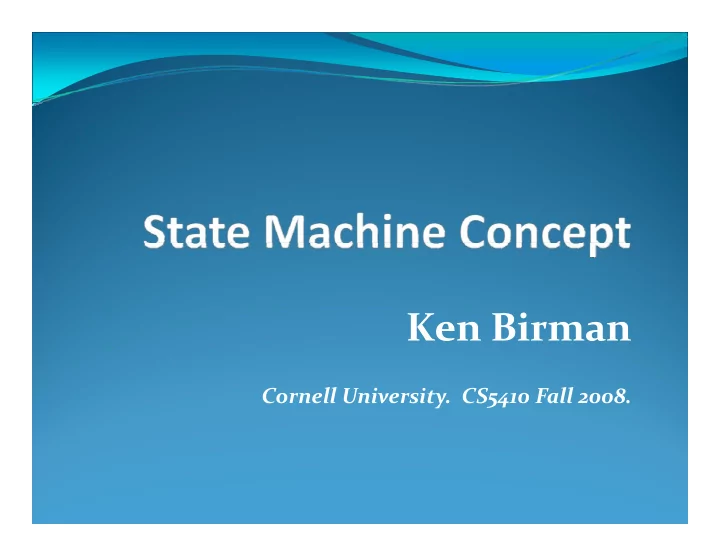 ken birman i