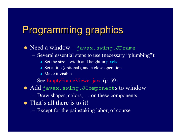 programming graphics programming graphics
