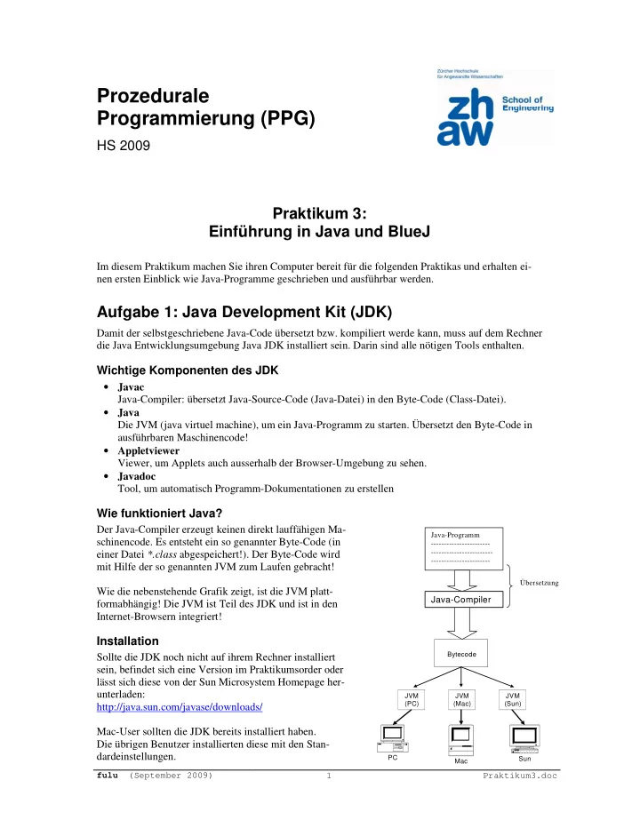 prozedurale programmierung ppg
