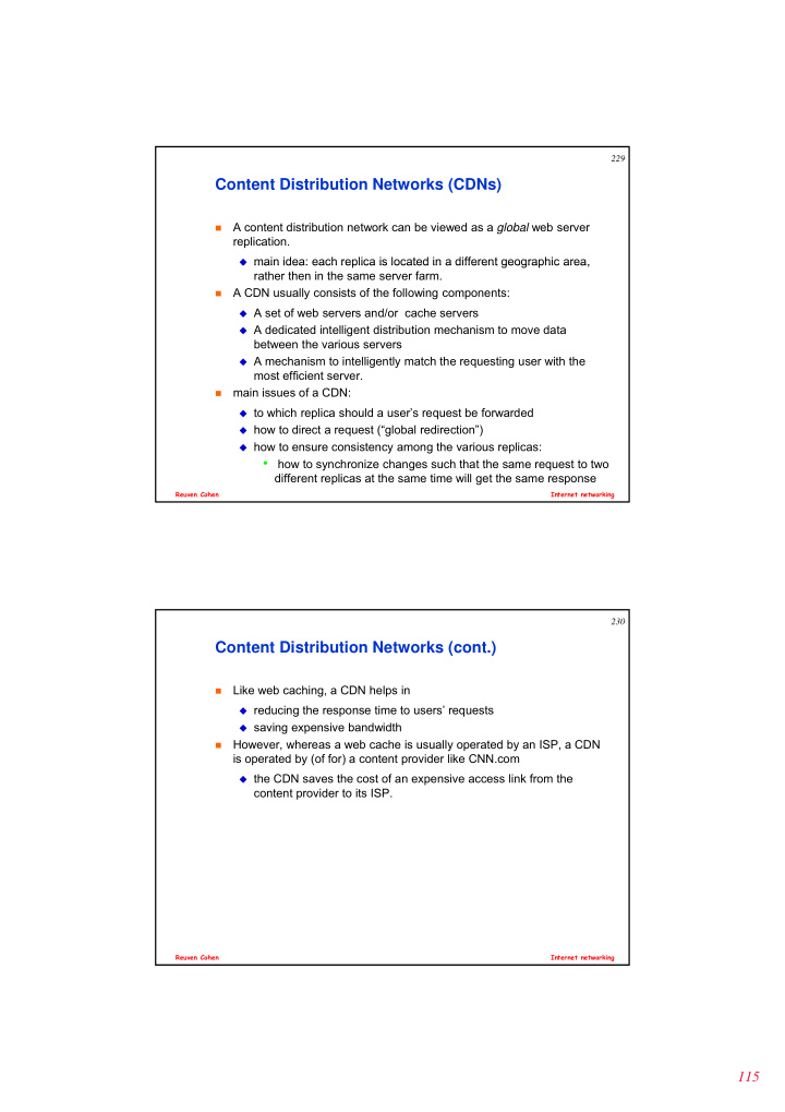 content distribution networks cdns