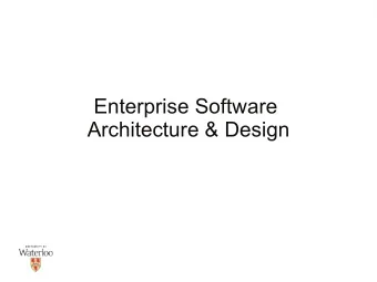 Enterprise Software  Architecture &amp; Design  Characteristics  Servers  application server,