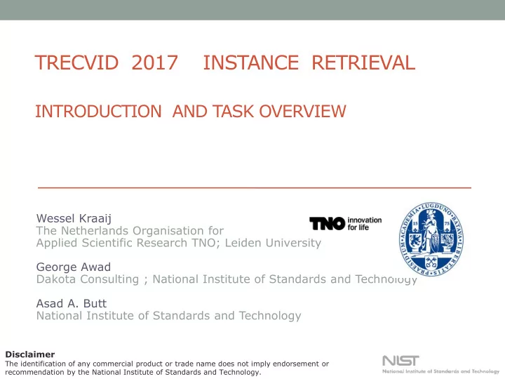 trecvid 2017 instance retrieval