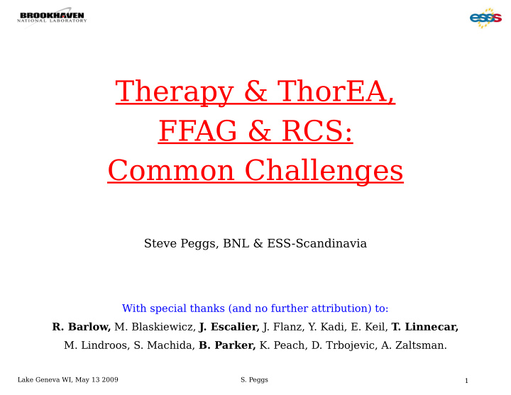 therapy thorea ffag rcs common challenges