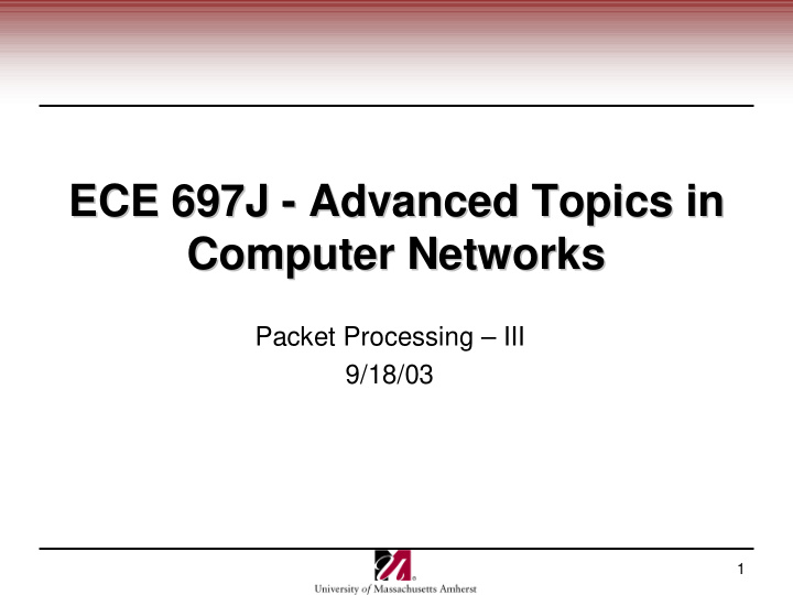 ece 697j advanced topics in advanced topics in ece 697j