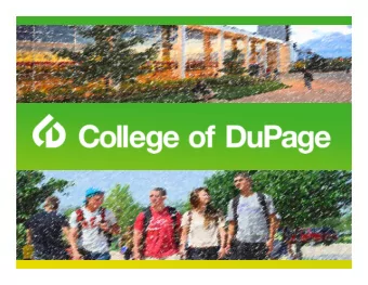 D ID YOU KNOW ? We are the largest single  campus community college in Illinois .  Health and
