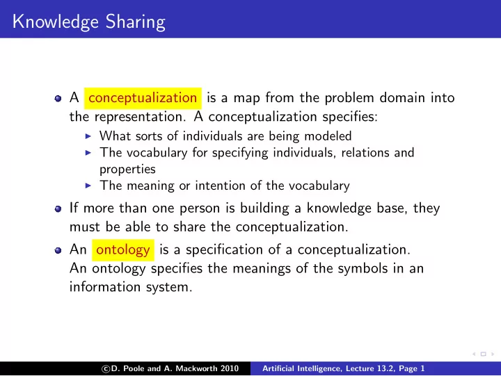knowledge sharing
