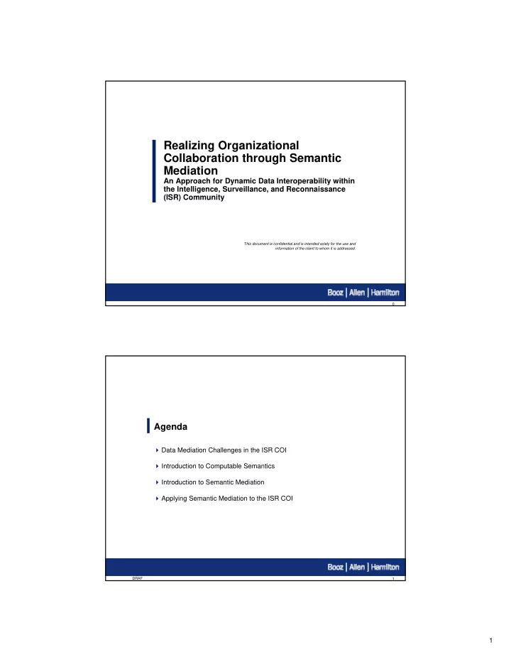realizing organizational collaboration through semantic