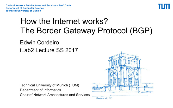 how the internet works the border gateway protocol bgp