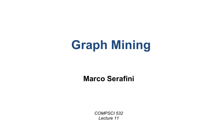 graph mining