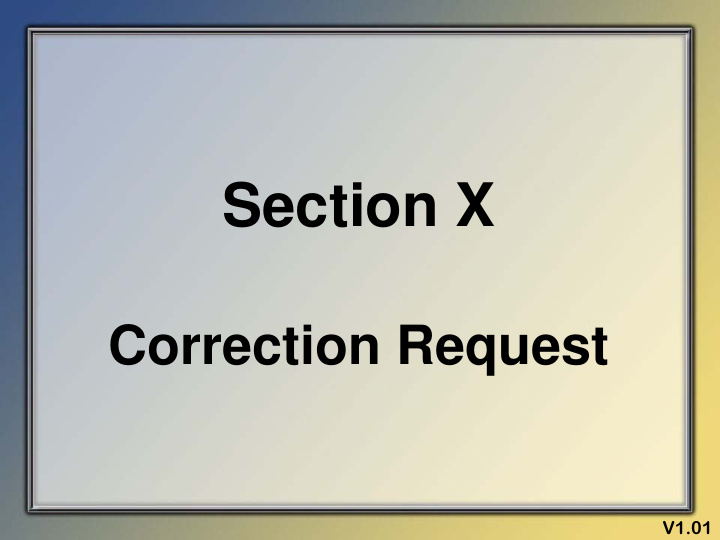 section x