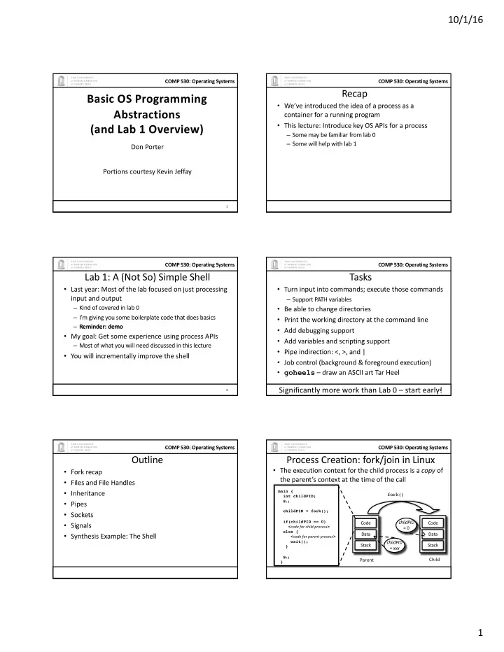 basic os programming